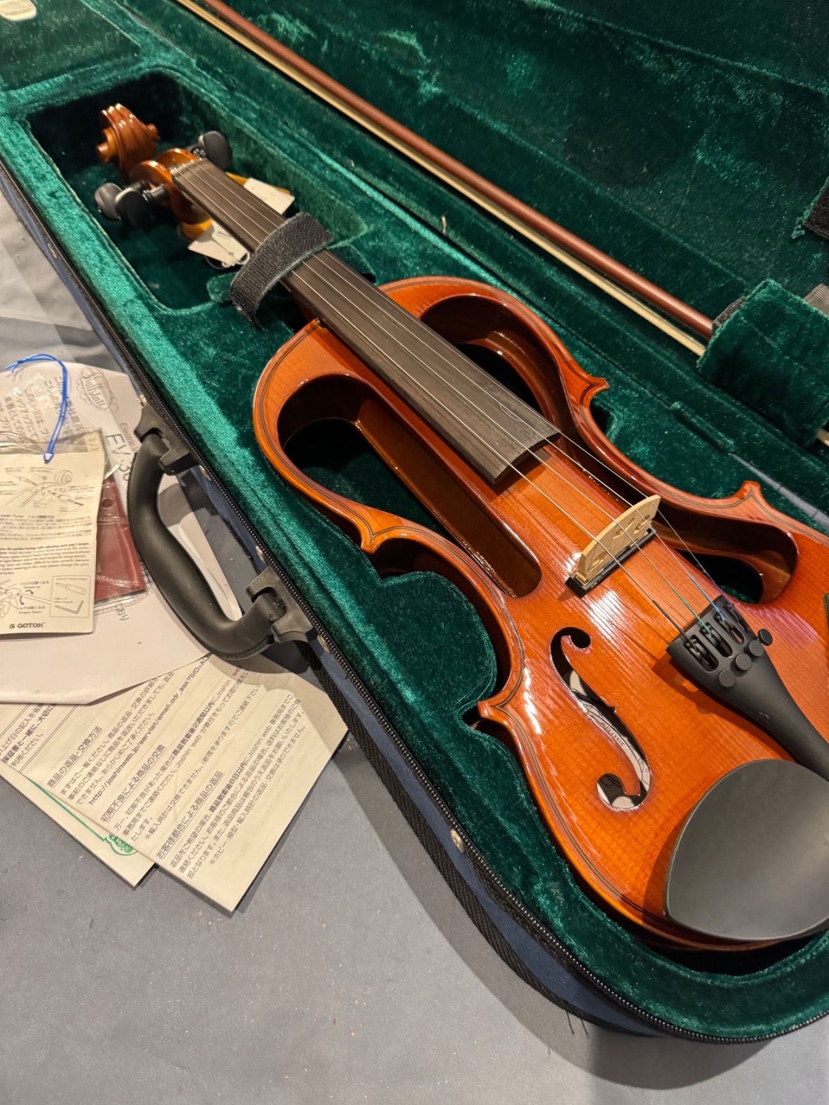 ジャンク Hallstatt ハルシュタット エレキバイオリン CV-210E