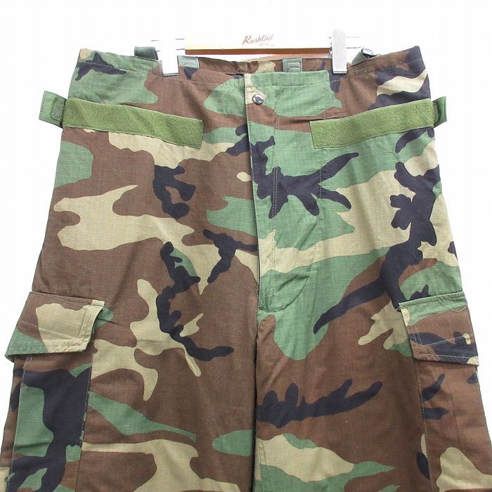 W38/古着 ミリタリー カーゴ パンツ メンズ 00年代 00s ケミカル