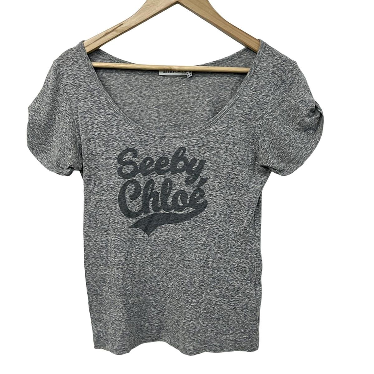 SEE BY CHLOE(シーバイクロエ) 半袖カットソー サイズI 38 レディース 