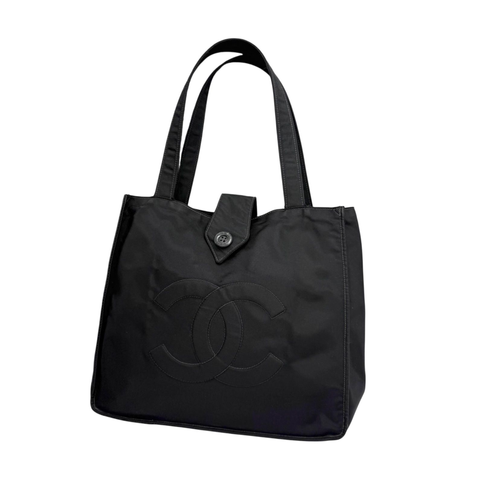 希少/シール有 シャネル CHANEL トートバッグ ハンドバッグ ナイロン