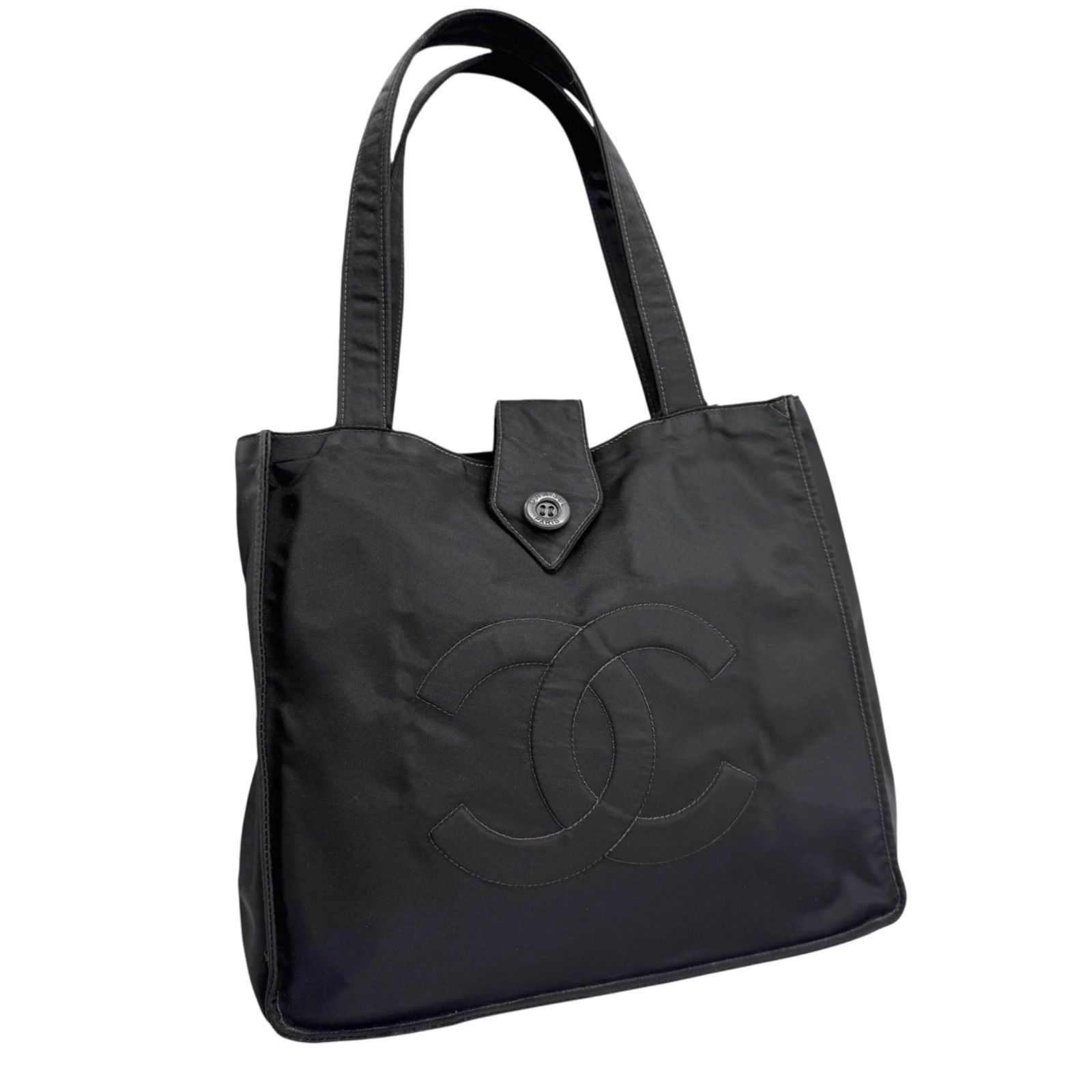 希少/シール有 シャネル CHANEL トートバッグ ハンドバッグ ナイロン