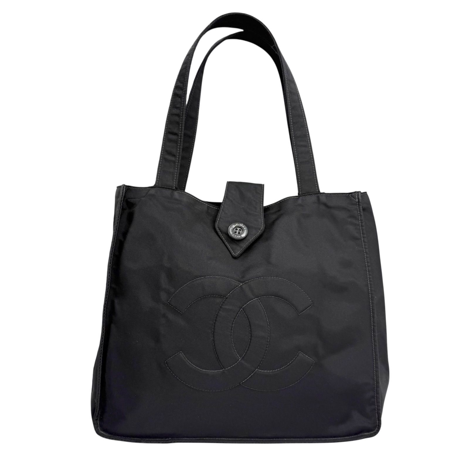 希少/シール有 シャネル CHANEL トートバッグ ハンドバッグ ナイロン