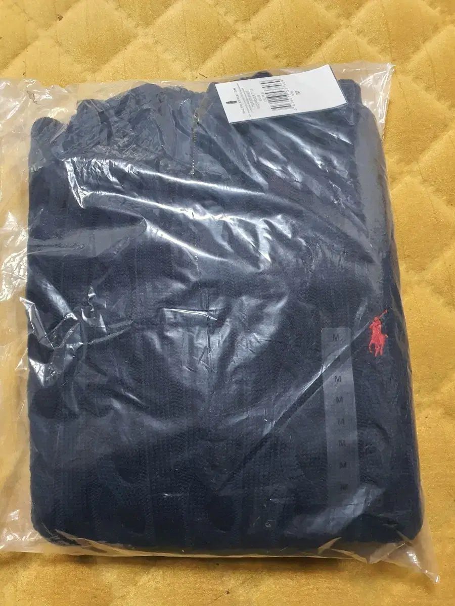 ポロ ラルフローレン ネイビー ハーフジップアップニット M 新品