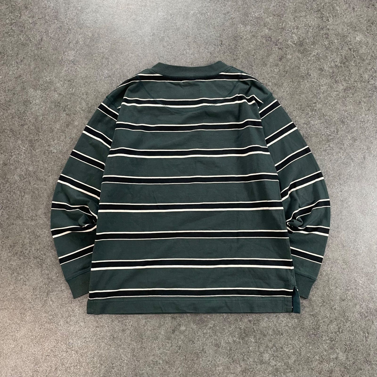 日本製 MHL. MARGARET HOWELL OUTLINE STRIPE JERSEY LS マーガレット 