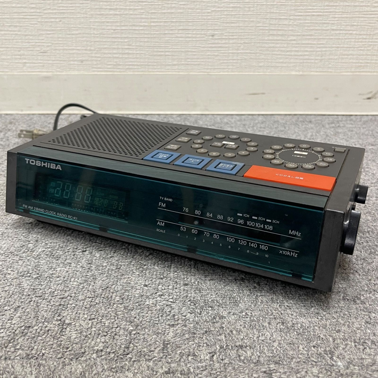 NPA】ジャンク TOSHIBA 東芝 クロックラジオ RC-K1 ビンテージ - メルカリ