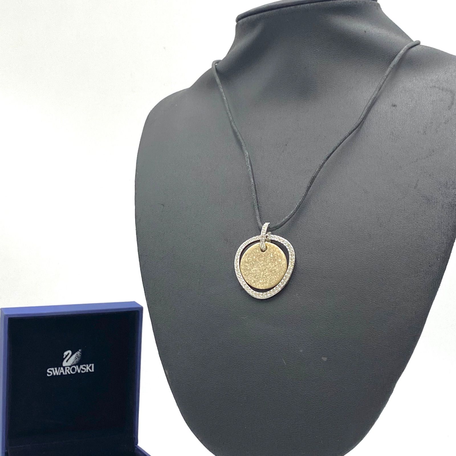 SWAROVSKI スワロフスキー ネックレス チョーカー シルバー - メルカリ