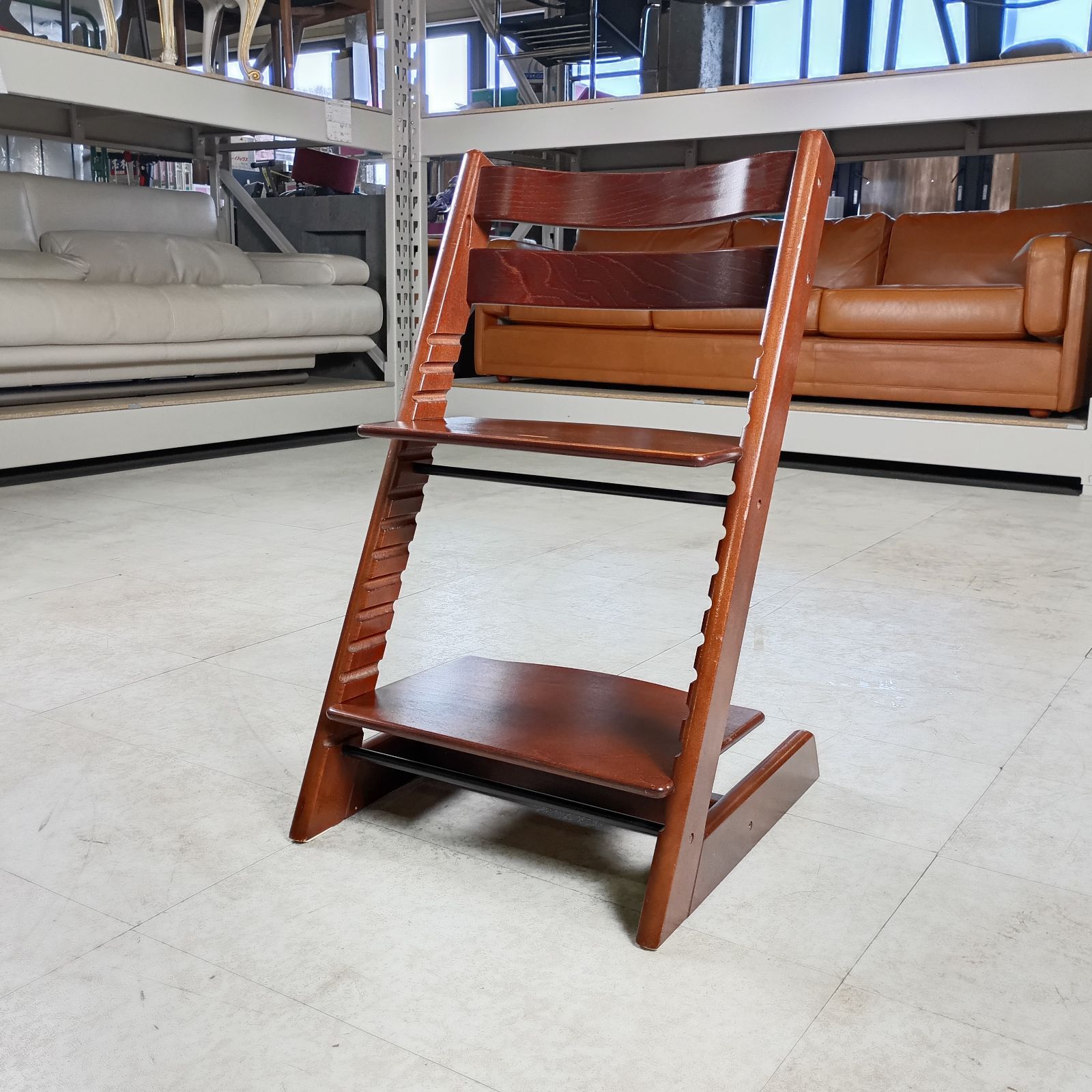 ︎美品︎】︎STOKKE トリップトラップ︎ 木製ハイチェア ブラウン