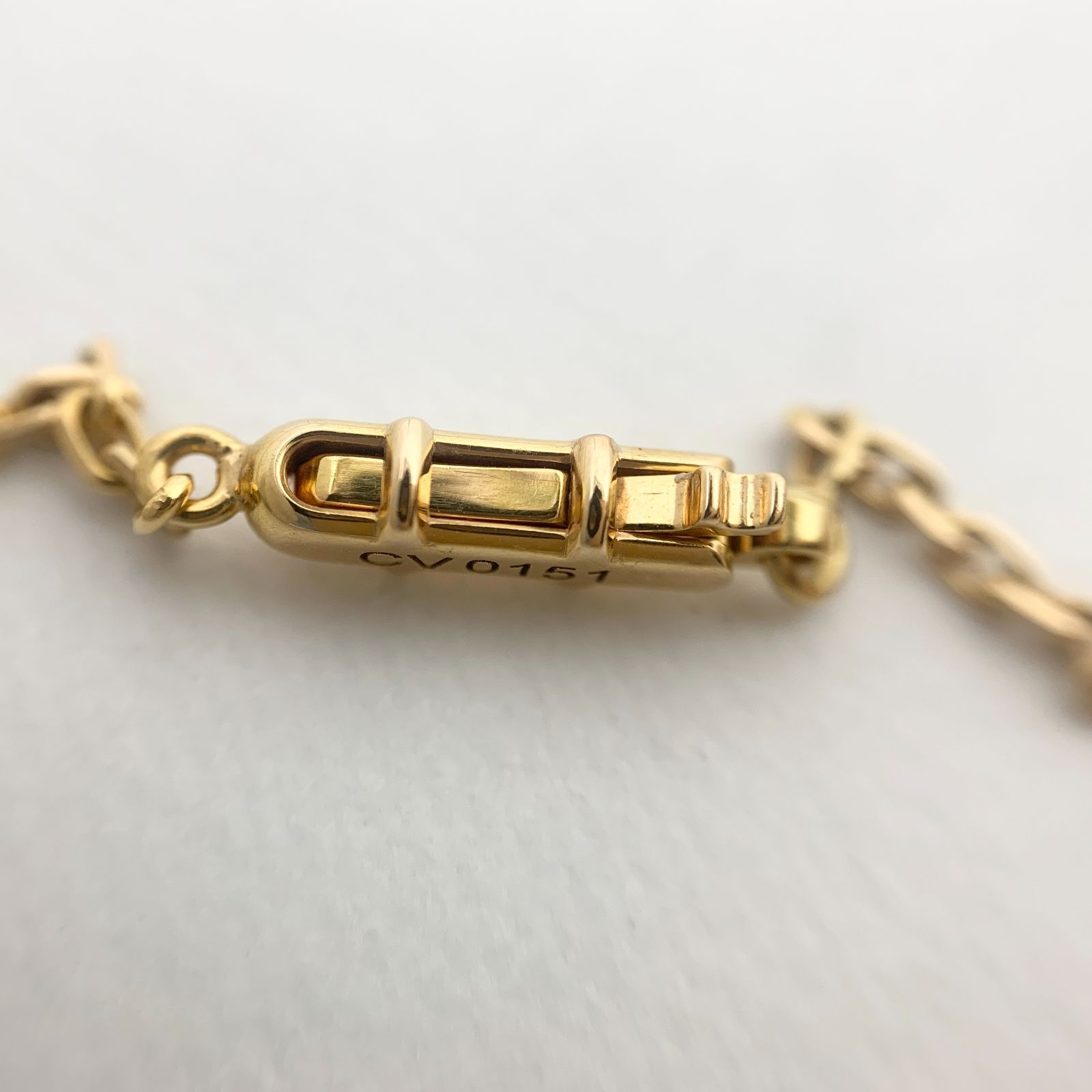 cartier カルティエ 750 リンクスレーブ ネックレス 5.7g レディース