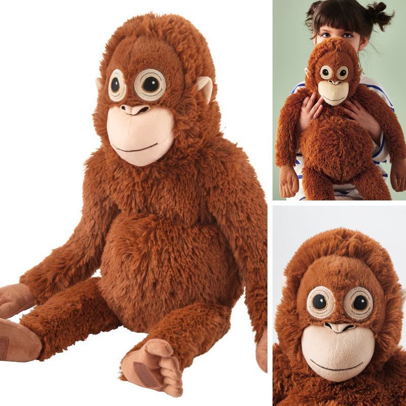 新品】IKEA パンチくん ぬいぐるみ オランウータン DJUNGELSKOG