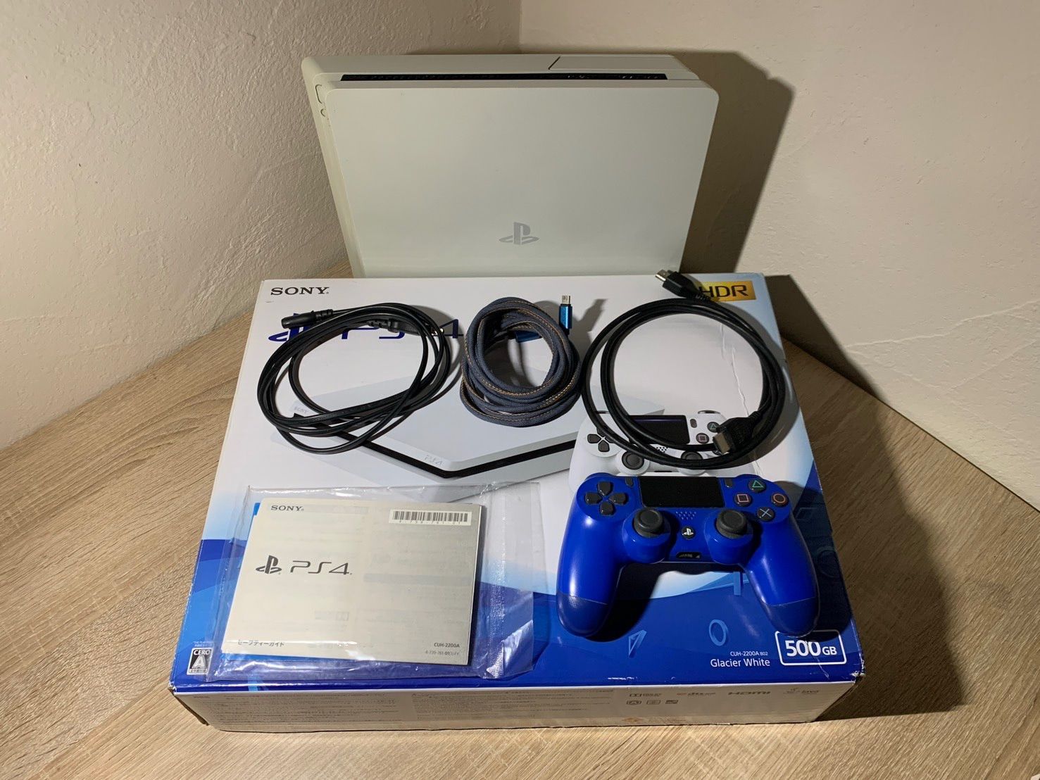 9369 PlayStation 4 CUH-2200A B02 ホワイト 動作確認済み - メルカリ