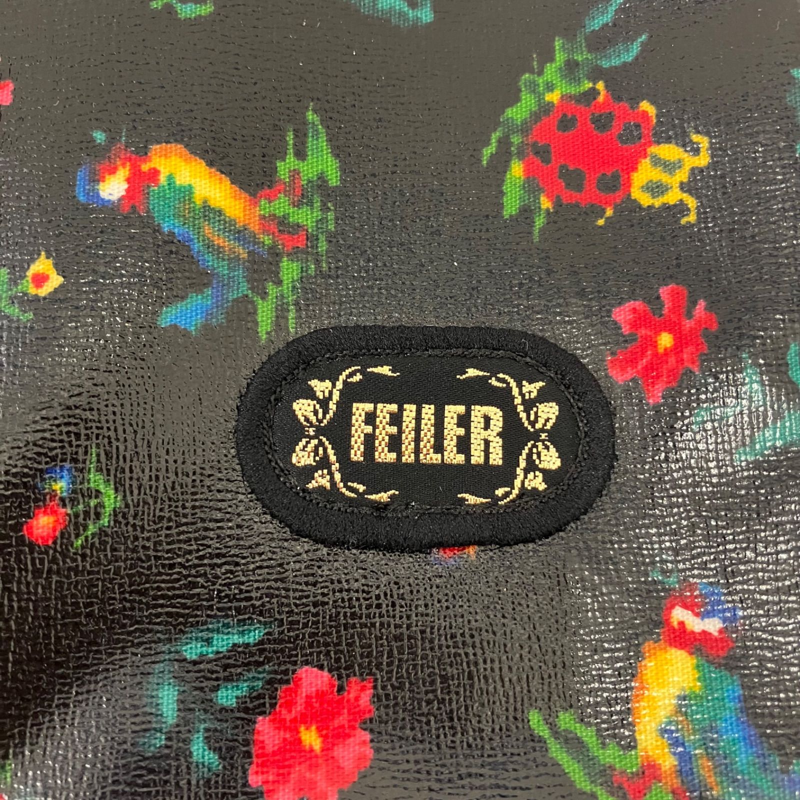 741 良品 FEILER フェイラー トートバッグ ハイジ てんとう虫 蝶々 花 