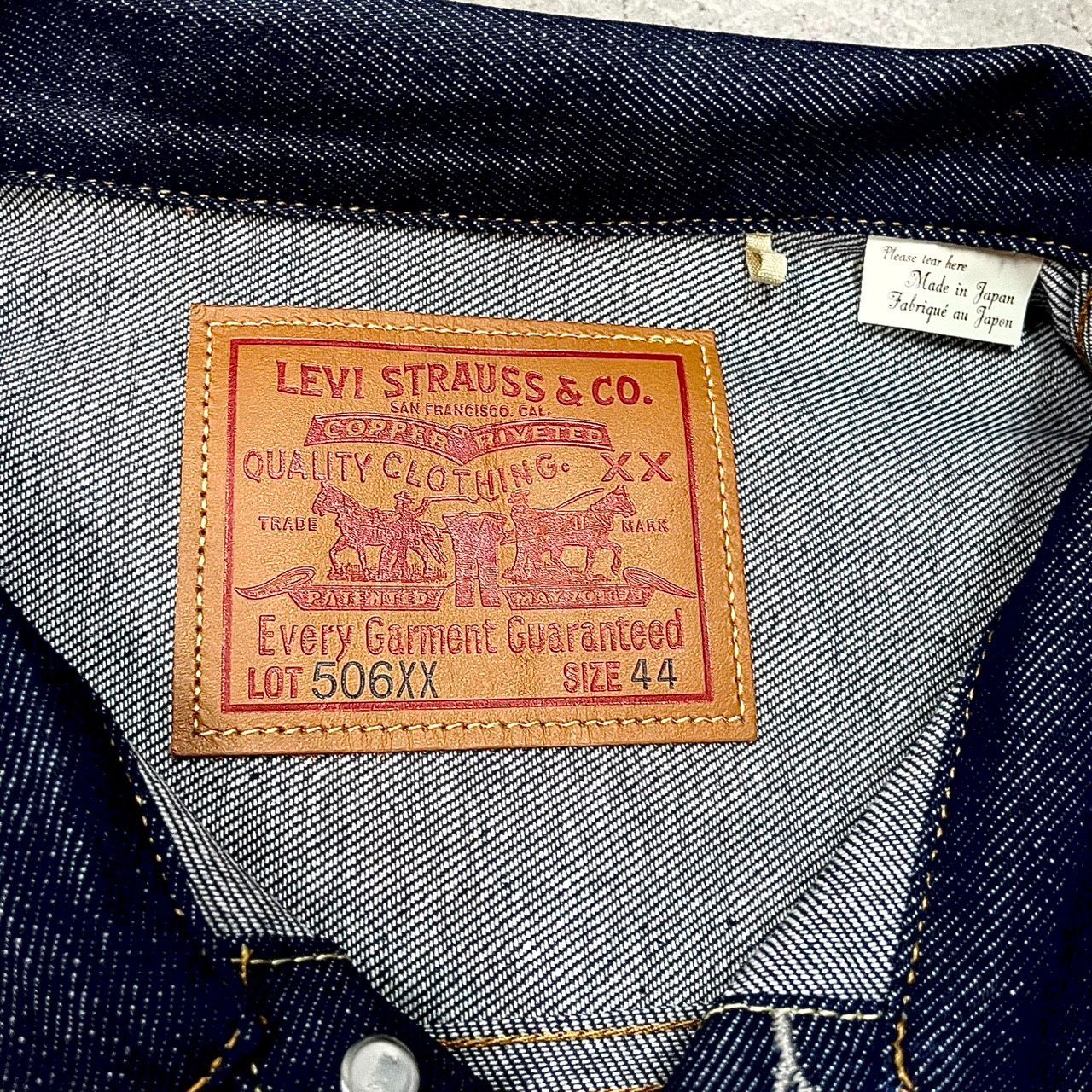 新品未使用】LEVI'S 506XX 1st 1936 Type I 日本製 濃紺 サイズ44