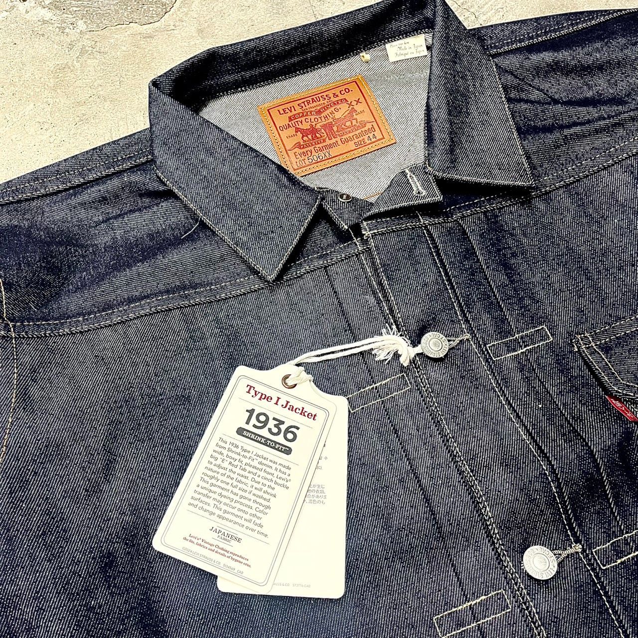 新品未使用】LEVI'S 506XX 1st 1936 Type I 日本製 濃紺 サイズ44