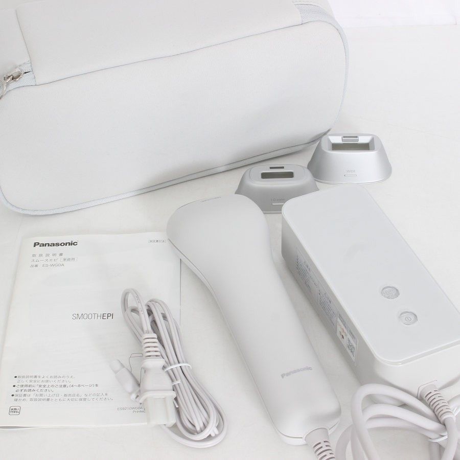 美品】パナソニック 光エステ スムースエピ ES-WG0A-H グレー 脱毛器