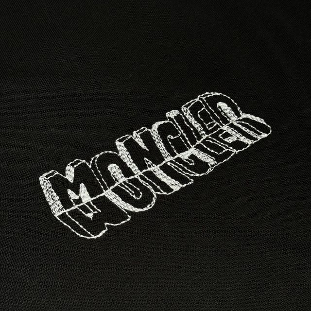 MONCLER S/S T-SHIRT BLACK SIZE-XL 8C00036 89AUG モンクレール 半袖