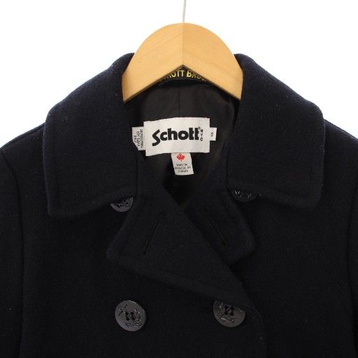 ショット SCHOTT ピーコート Pコート アウター ショート丈 ダブル