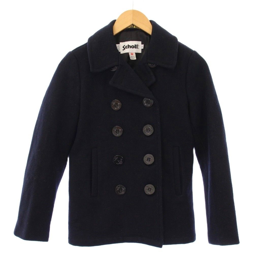 ショット SCHOTT ピーコート Pコート アウター ショート丈 ダブル