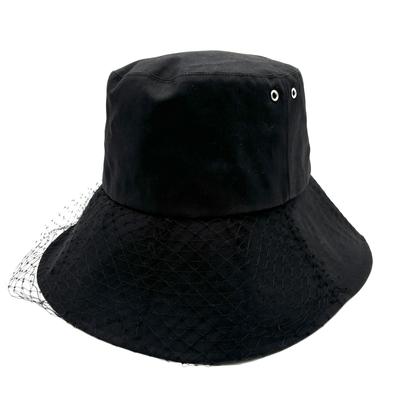 美品 Christian Dior クリスチャンディオール テディD ボブハット 