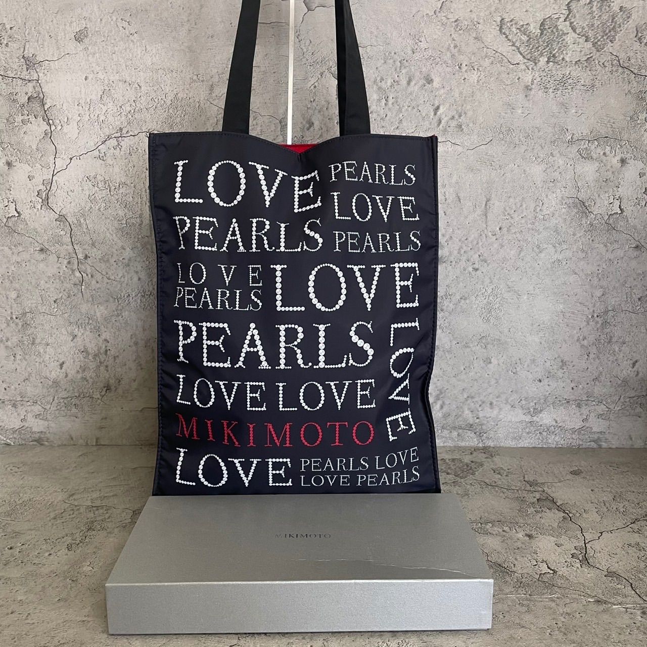 新品未使用 MIKIMOTO ミキモト トートバッグ エコバッグ 肩がけ LOVE 
