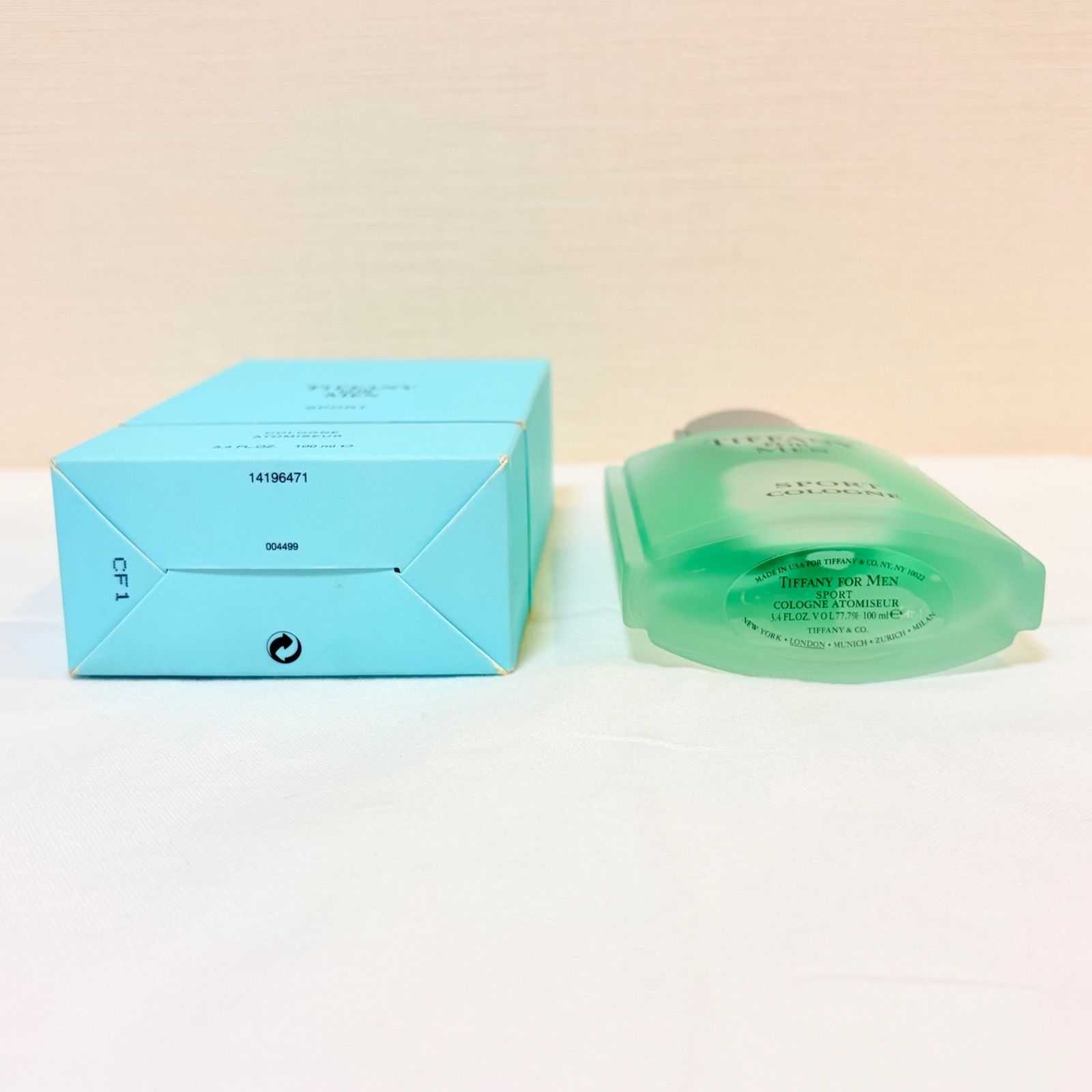 新品未使用 TIFFANY FOR MEN SPORT eau de cologne ATOMISEUR