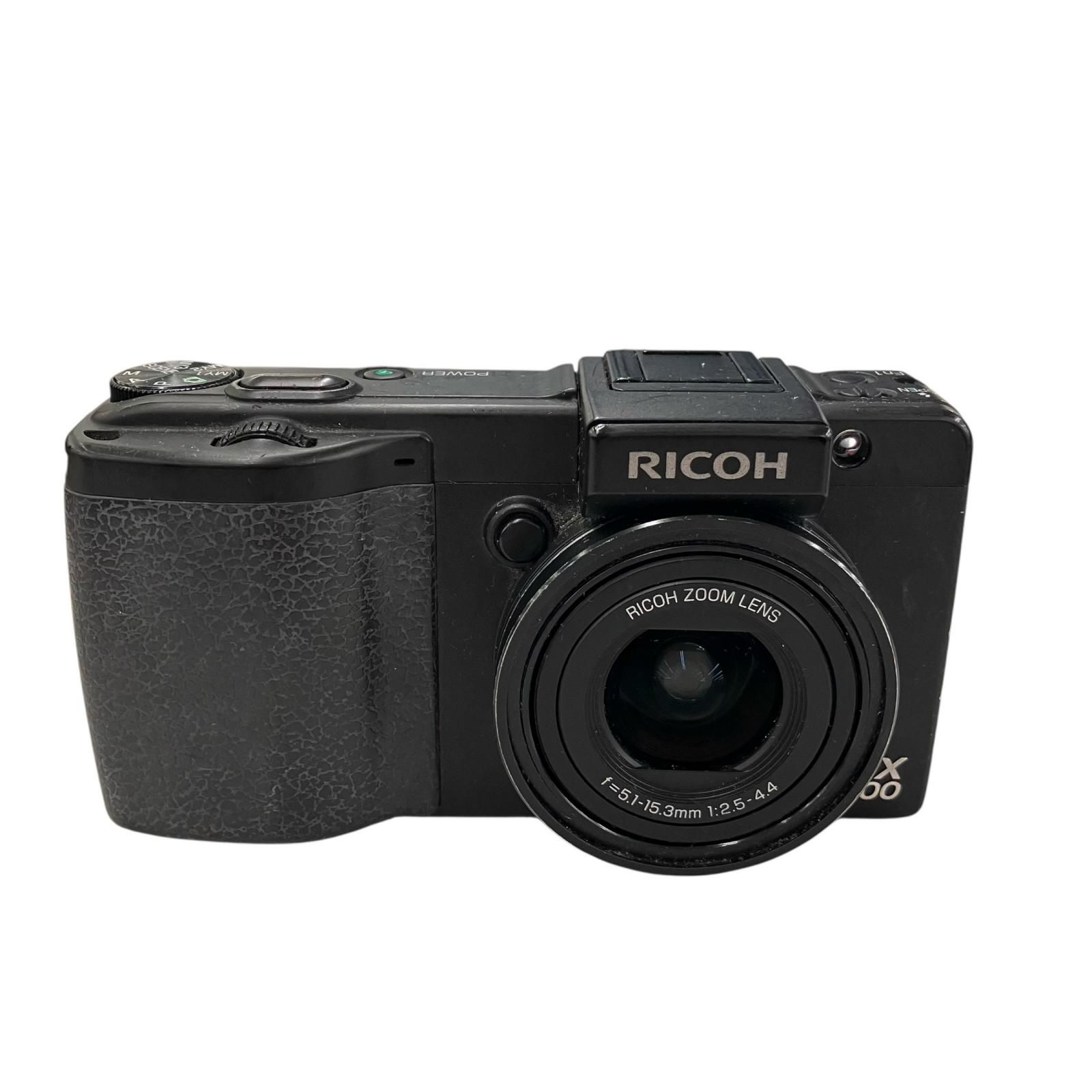 RICOH GX200 コンパクトデジタルカメラ　動作未確認 186001 動作未確認 RICOH リコー コンパクトデジタルカメラ ブラック