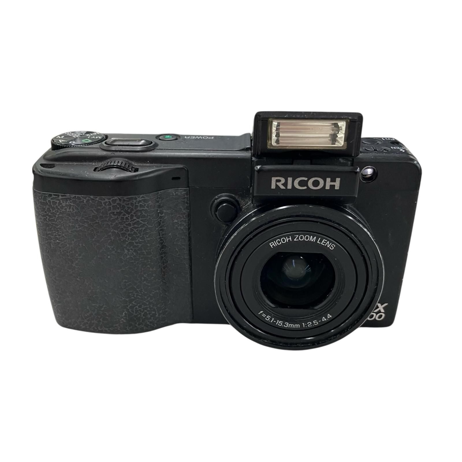 【最終値下げ】【動作未確認】RICOH リコー GX200 デジカメ ブラック 186001 動作未確認 RICOH リコー コンパクトデジタルカメラ ブラック