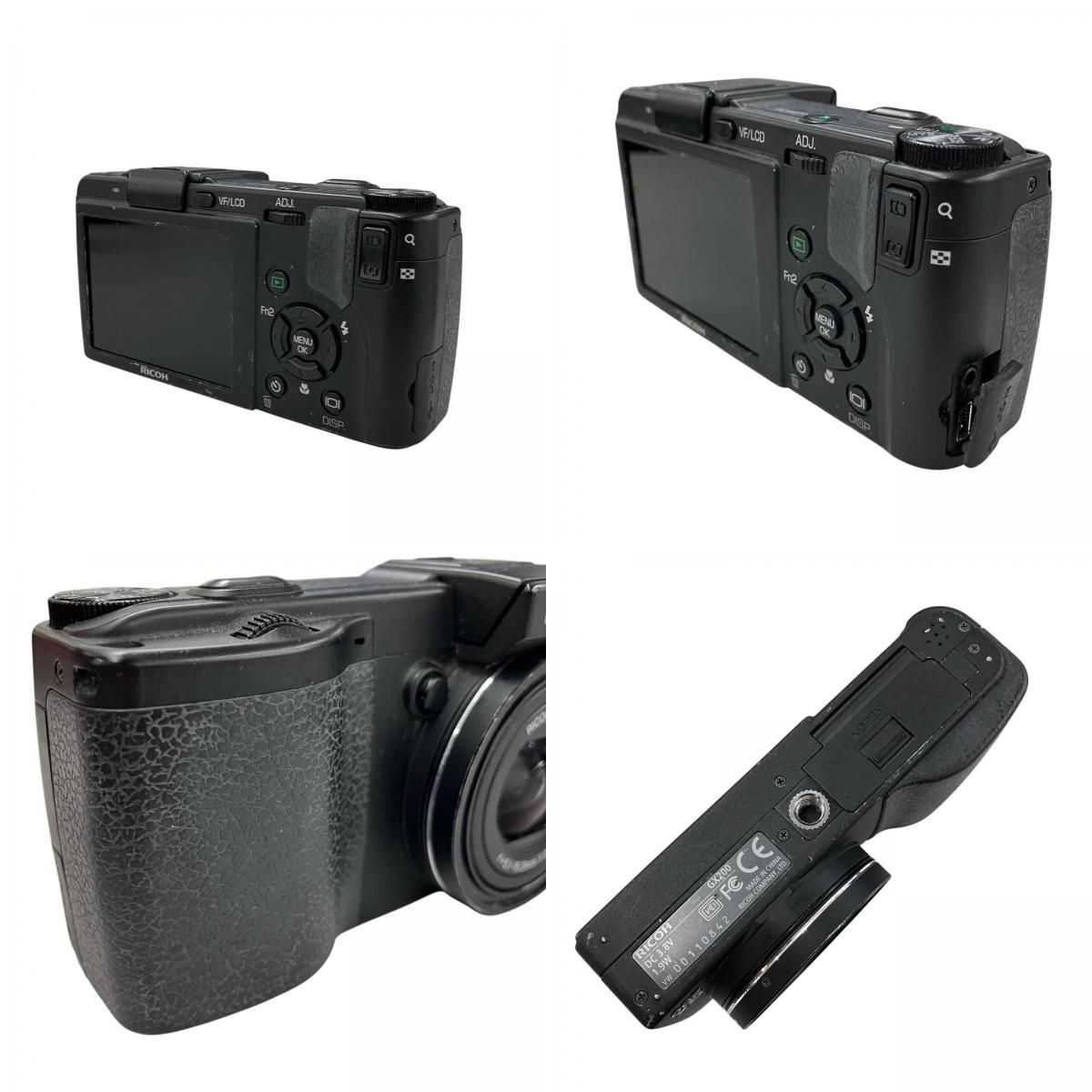 186001 動作未確認 RICOH リコー コンパクトデジタルカメラ ブラック