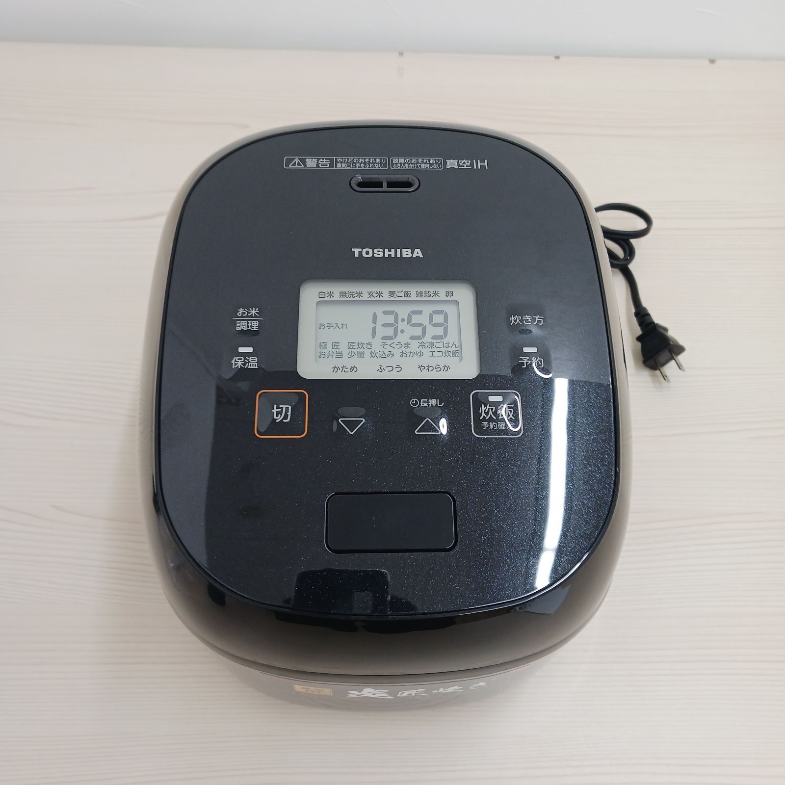 TOSHIBA IH炊飯器 5.5合 銅製内釜 ☆ TOSHIBA IHジャー炊飯器 RC−10HK