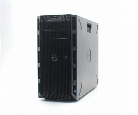 DELL PowerEdge T330 Xeon E3-1240L v5 2.1GHz 8GB 300GBx2台(SAS2.5インチ/12Gbps/RAID1構成) AC*2 PERC H730 中古