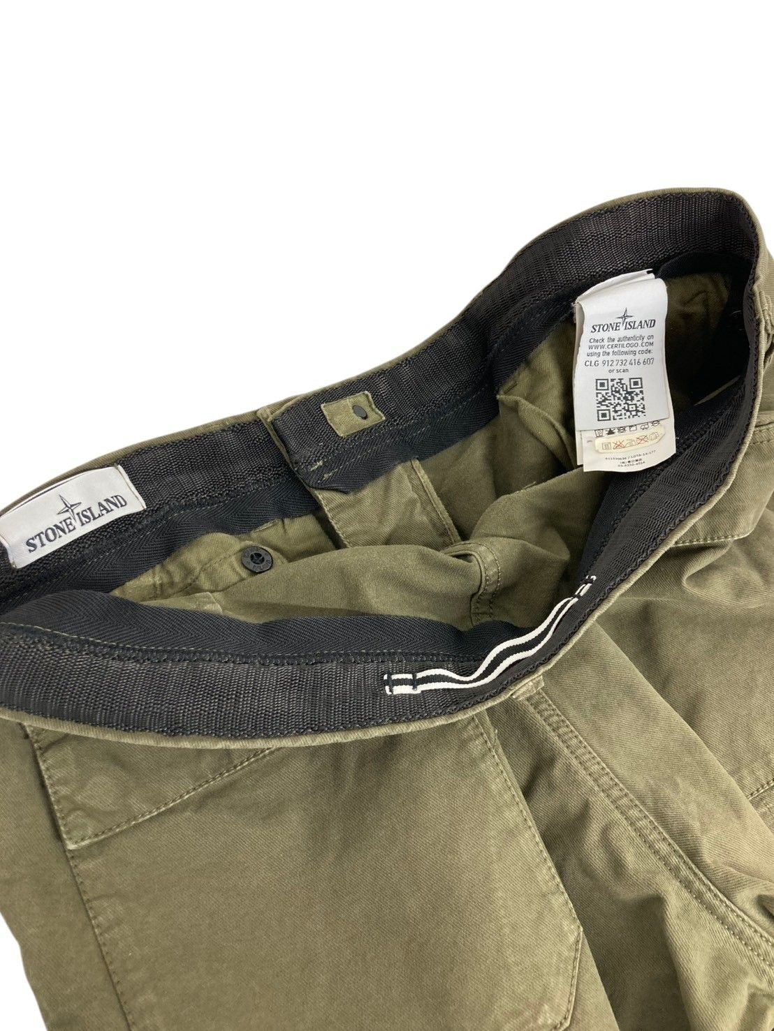 STONE ISLAND/ストーンアイランド/type Re-T/オリーブカーゴパンツ