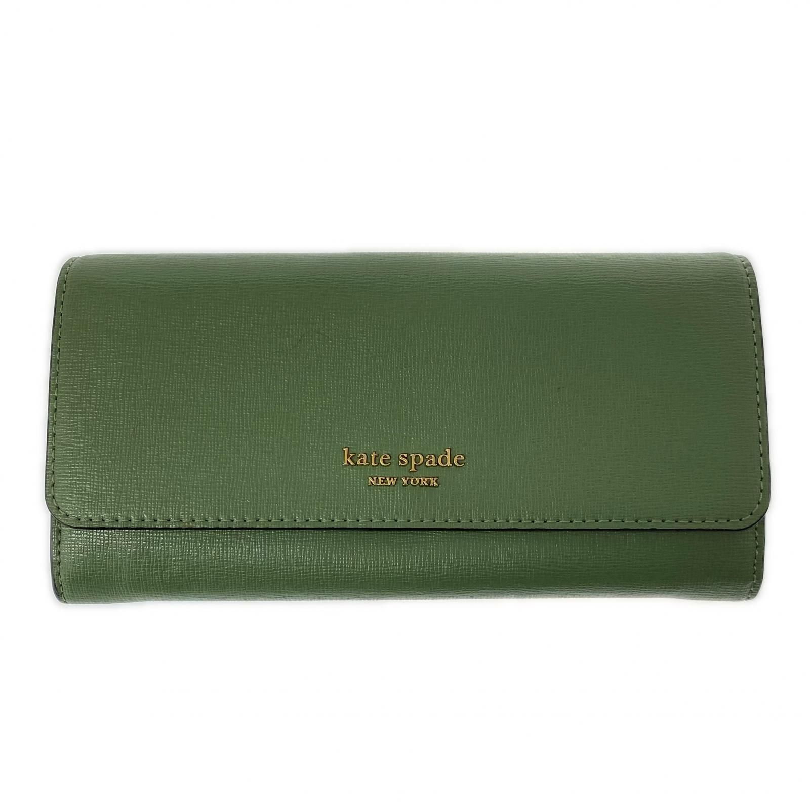 Kate Spade ケイトスペード長財布 size-/オリーブグリーン - メルカリ