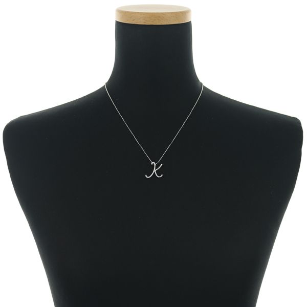 PT 0.20カラット ダイヤモンド ネックレス ギンザタナカ ネックレス ダイヤ ダイヤモンド 0.19ct イニシャル