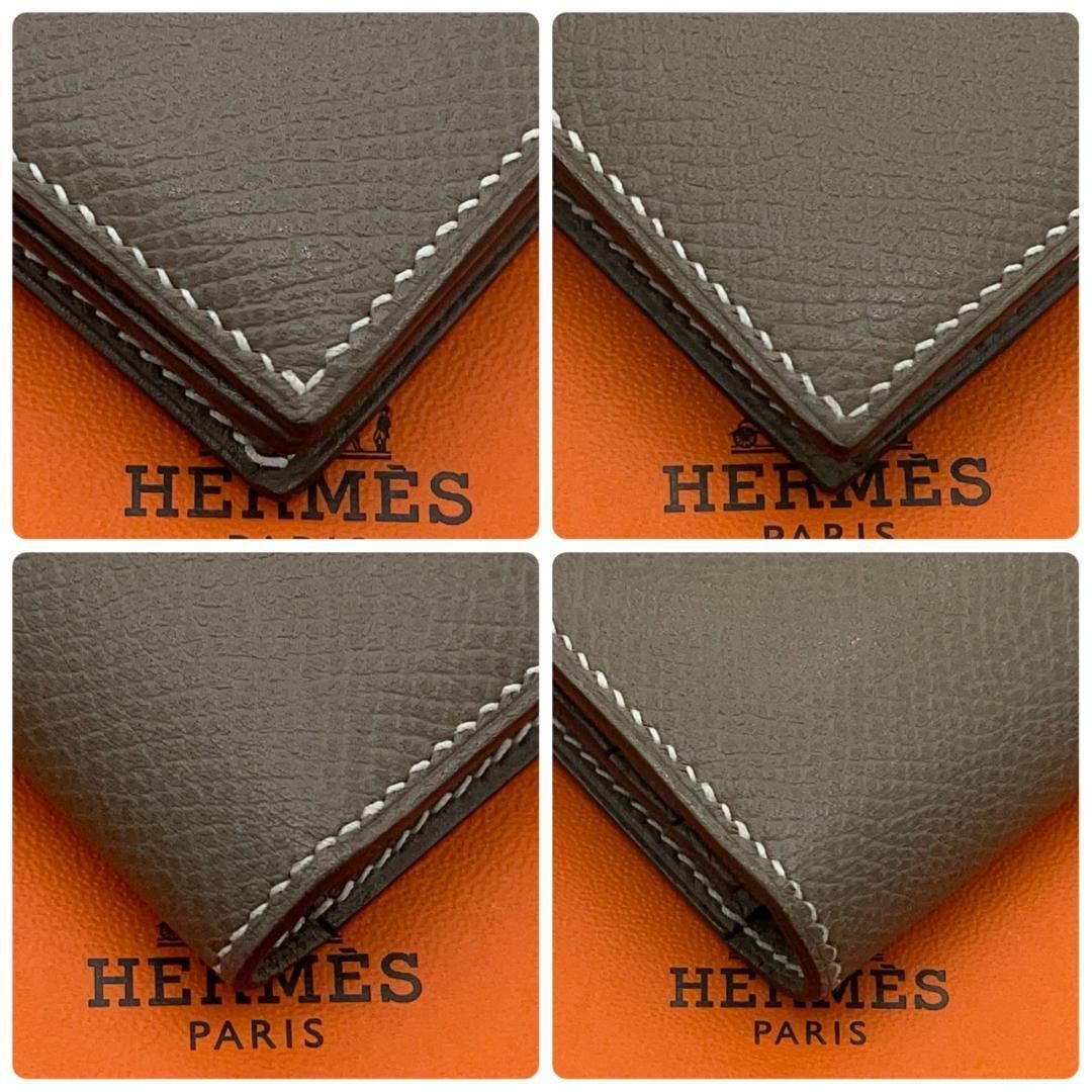 超極美品】エルメス HERMES 二つ折り長財布 ベアンスフレ ヴォー