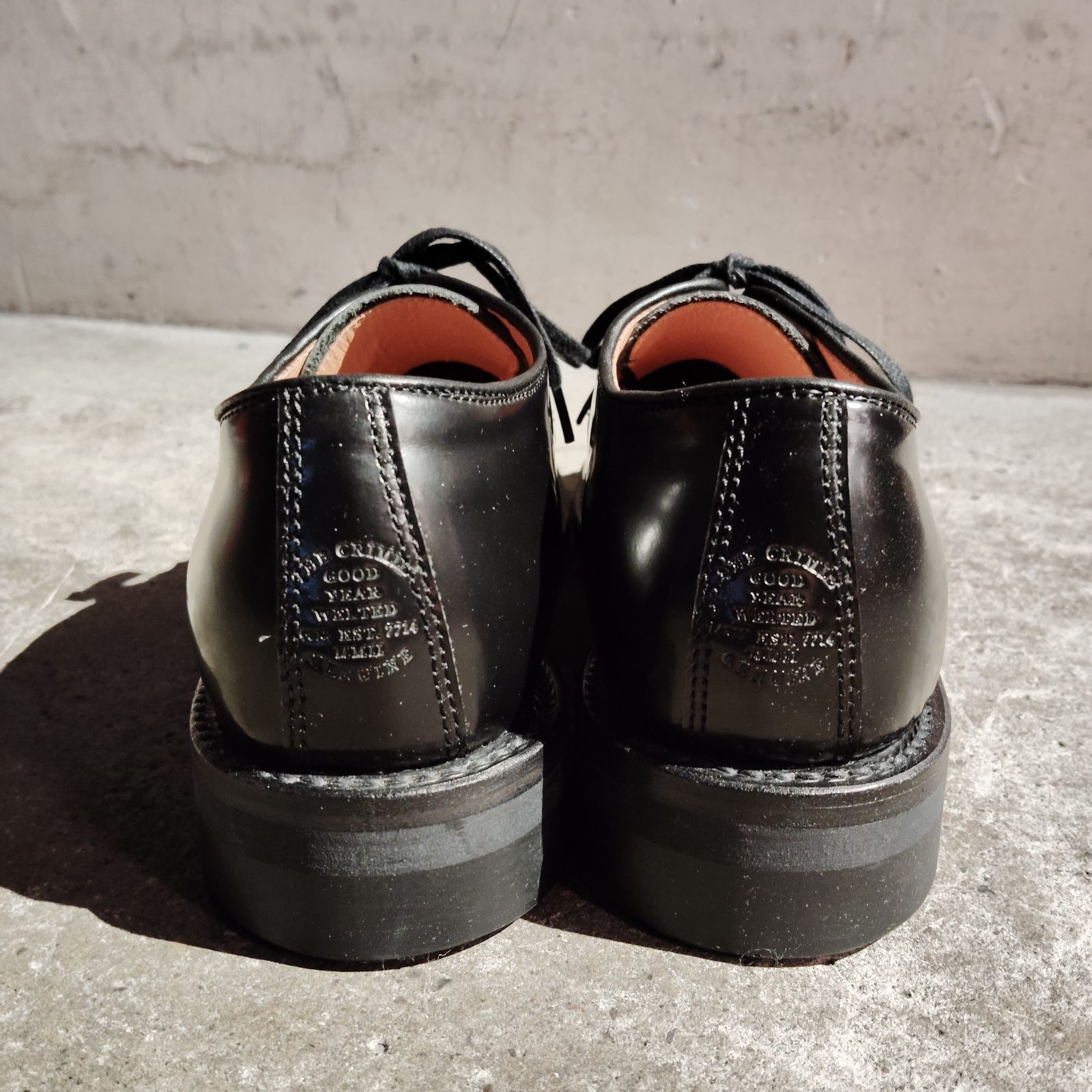 THE CRIME パンチドキャップドレストゥシューズ ストレートチップ 25cm