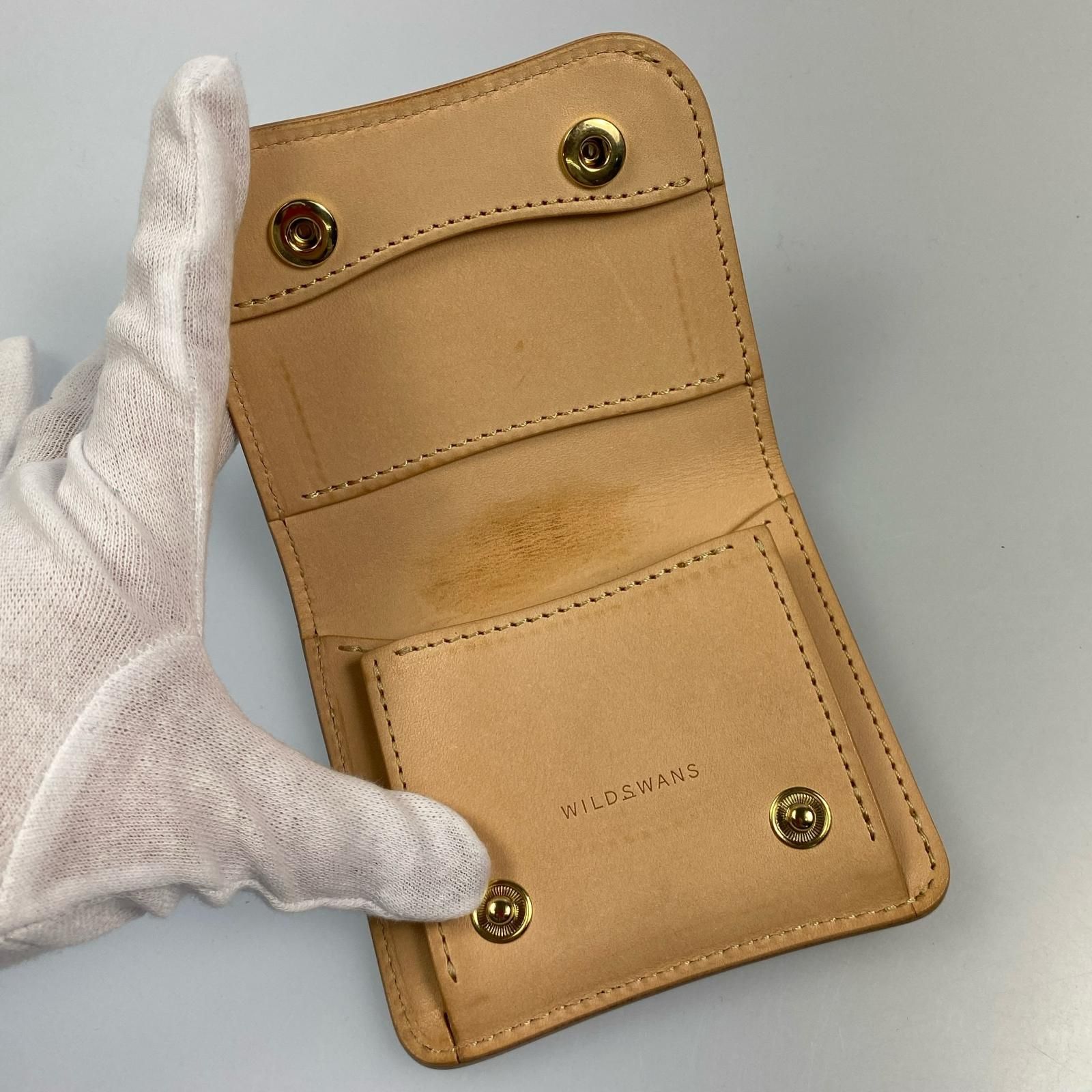 美品】ワイルドスワンズ SADDLE PULL UP PALM キャメル 【公式通販】