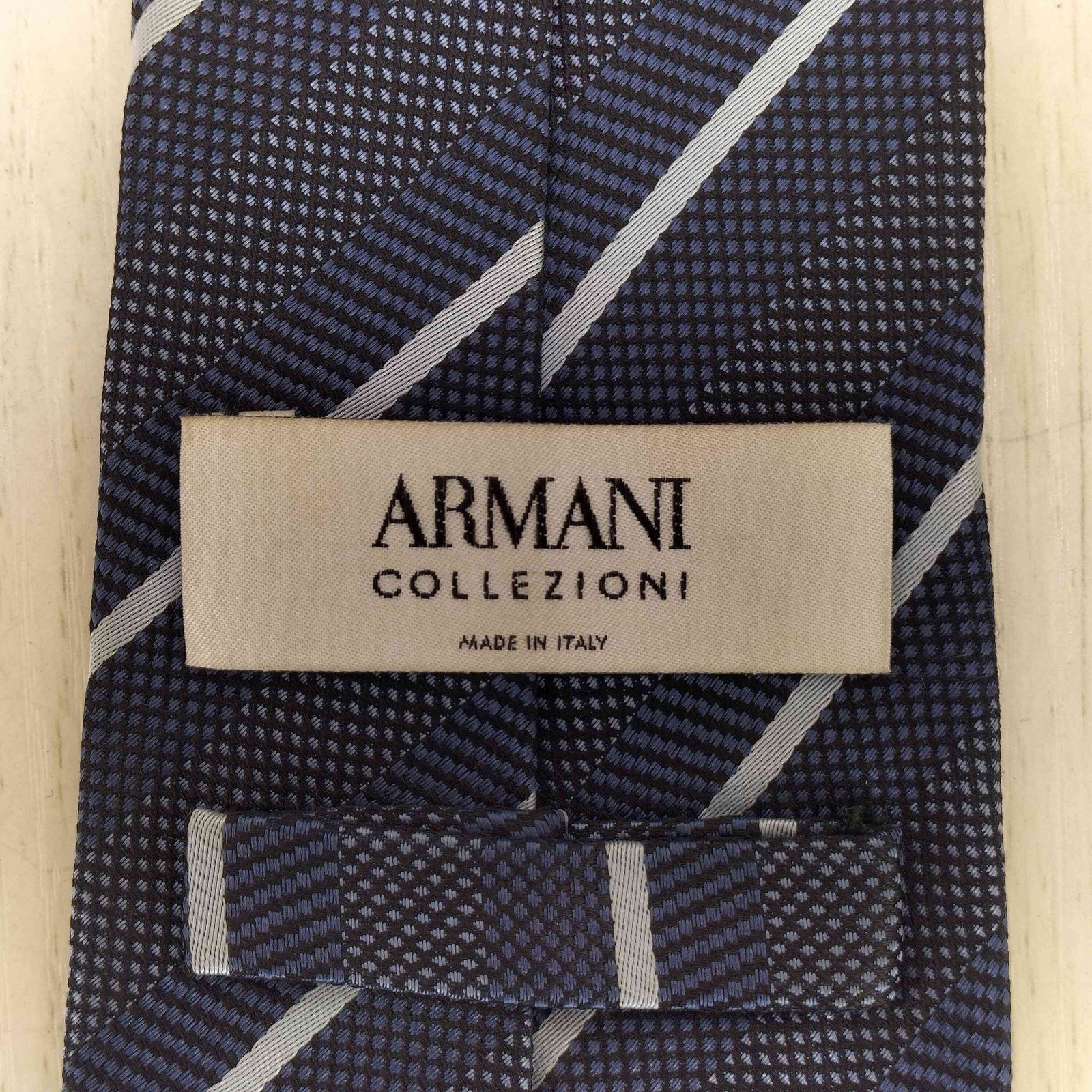 アルマーニコレツィオーニ ARMANI COLLEZIONI レジメンタル ネクタイ