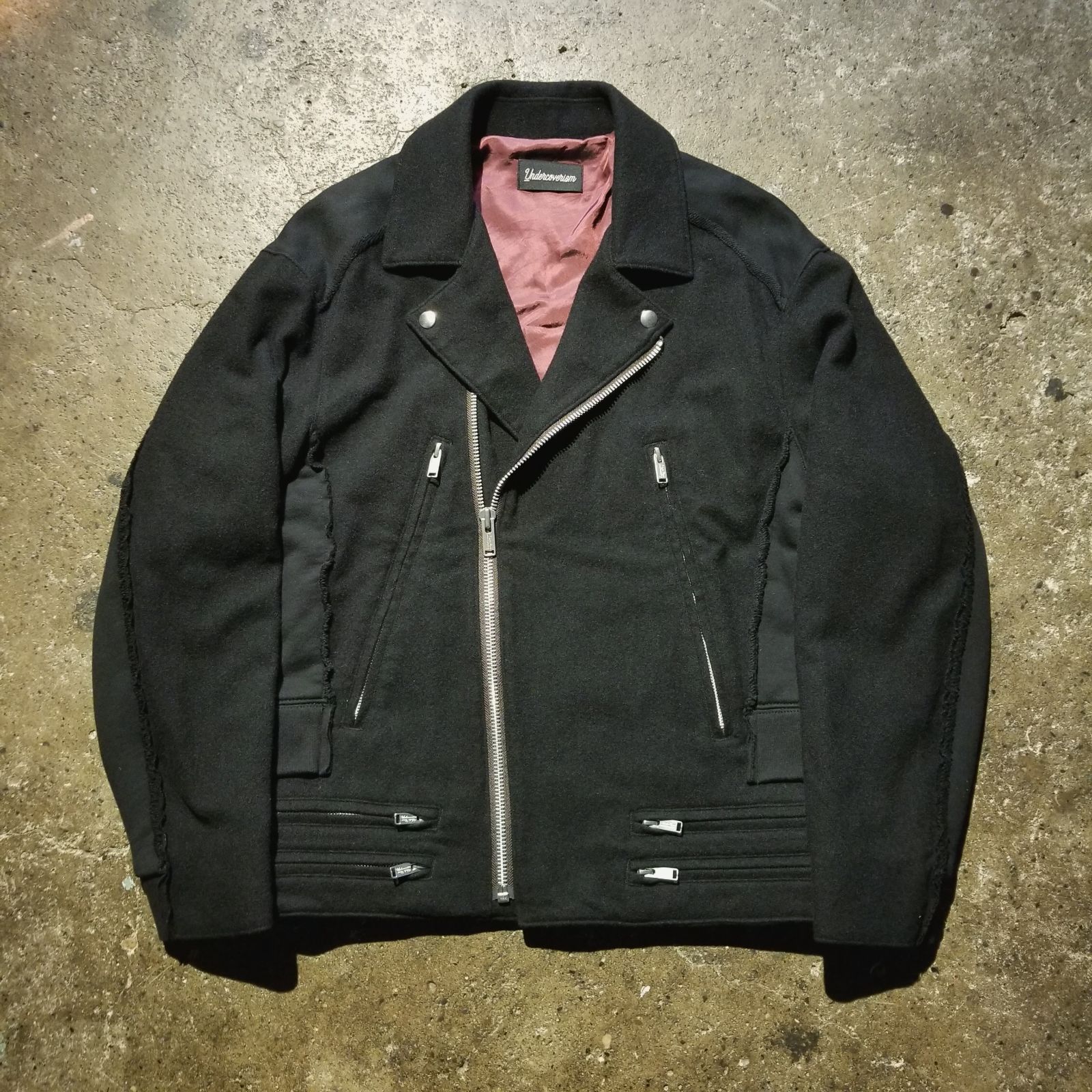 UNDERCOVERISM 22aw 後SWEAT切替ライダース 2 アンダーカバーイズム 