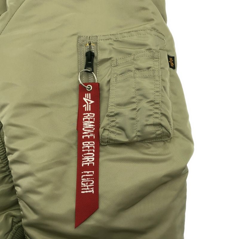 中古】ALPHA MA-1 FLIGHT JACKET XL カーキ アルファ[10] - メルカリ