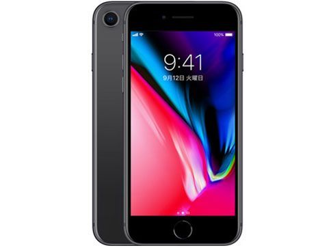 iPhone8 64g  スペースグレー　SIMフリー iPhone8 A1906 (MQ782J/A) 64GB スペースグレイ 【国内版SIMフリー