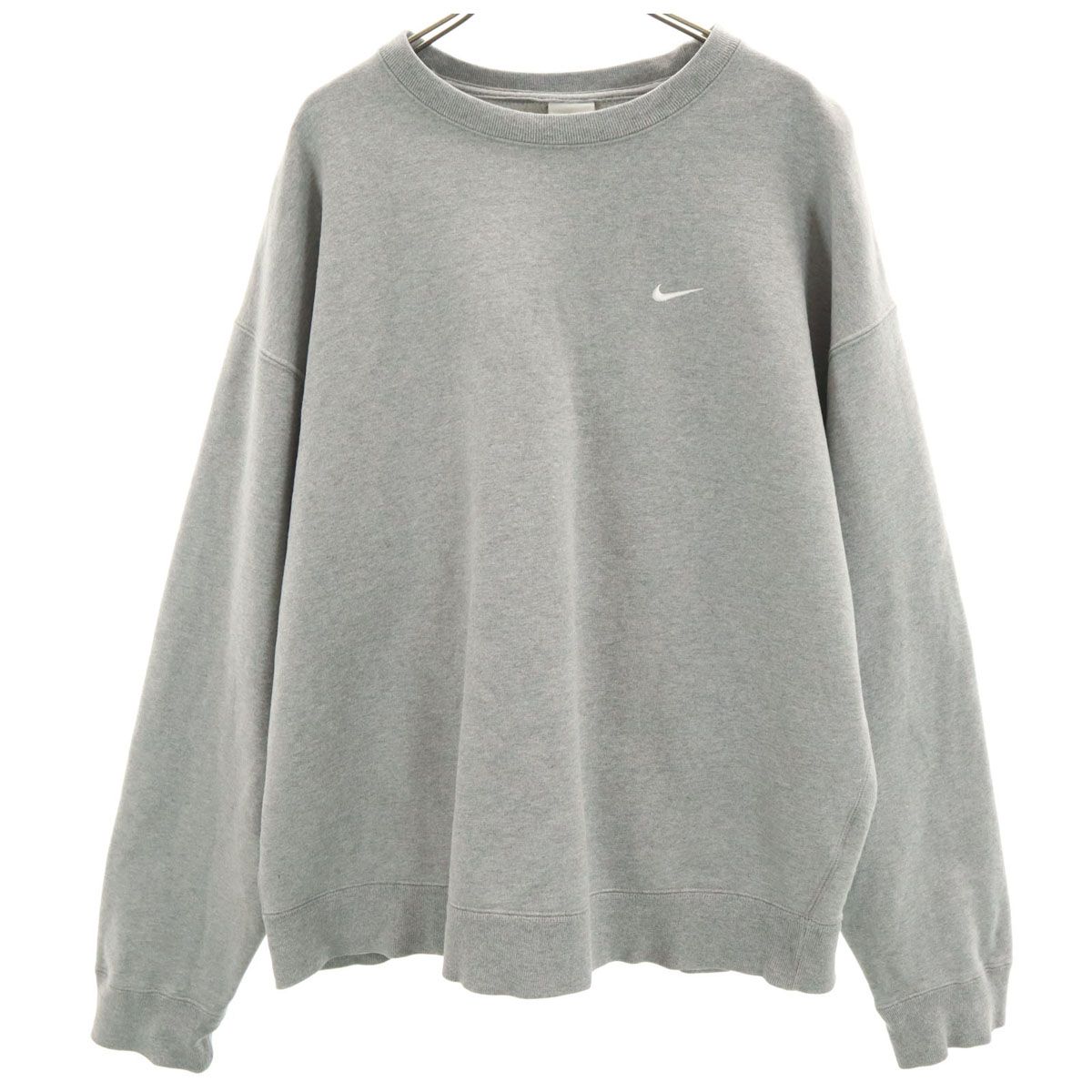 NIKE ナイキ 長袖 スウェット トレーナー XL グレー メンズ 古着 