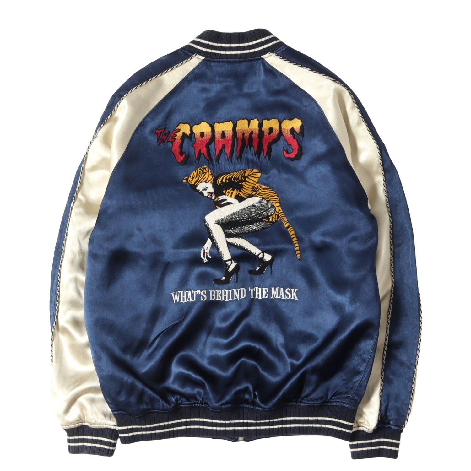 HYSTERIC GLAMOUR ヒステリックグラマー スカジャン ブルー サイズ:S