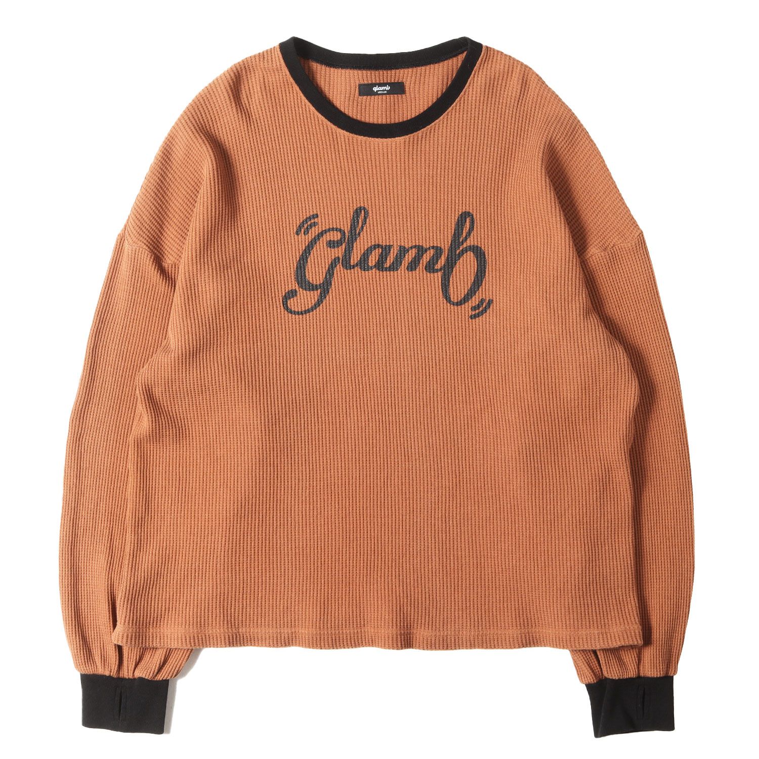 glamb グラム カットソー ブラウン サイズ:M | 25AW オール パーポーズ 