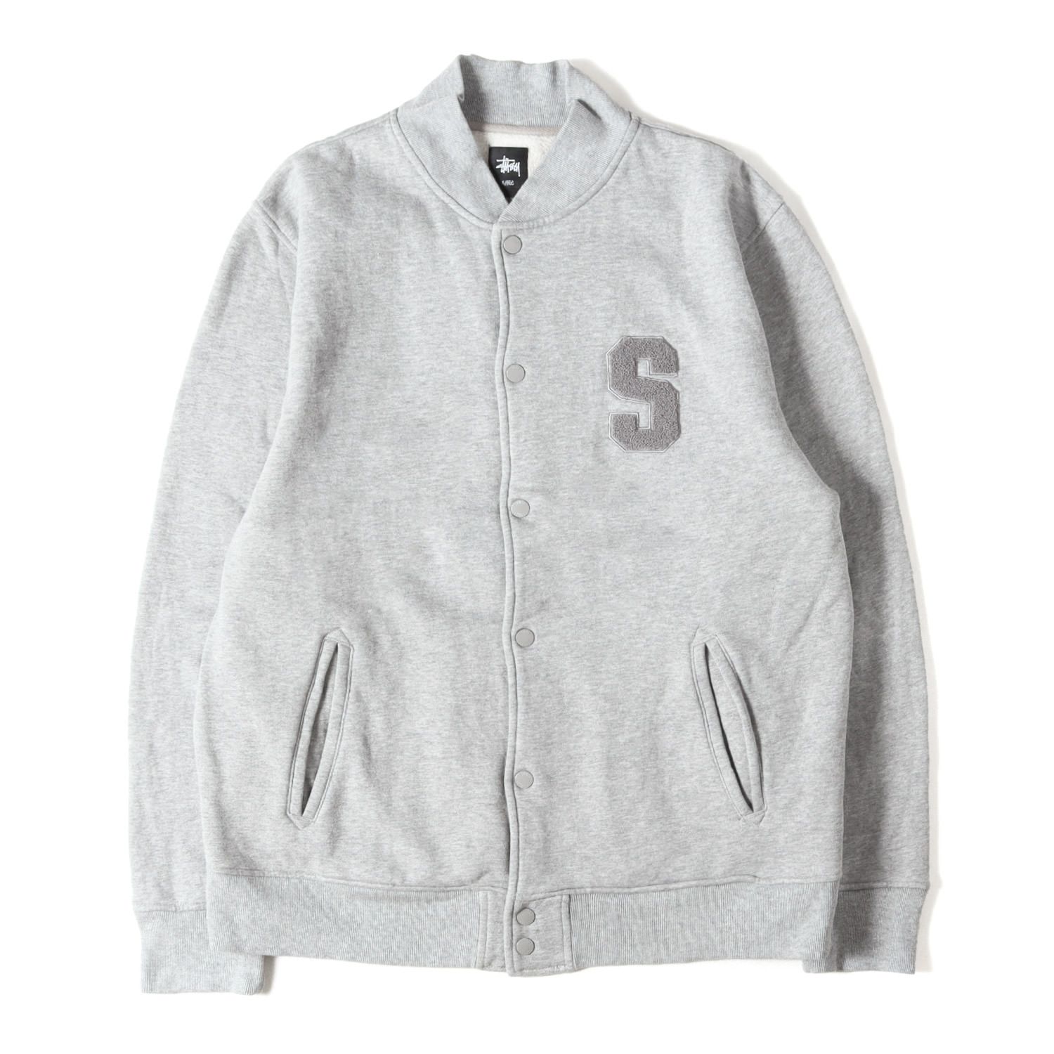 STUSSY ステューシー ジャケット ヘザーグレー サイズ:XL | シェニール