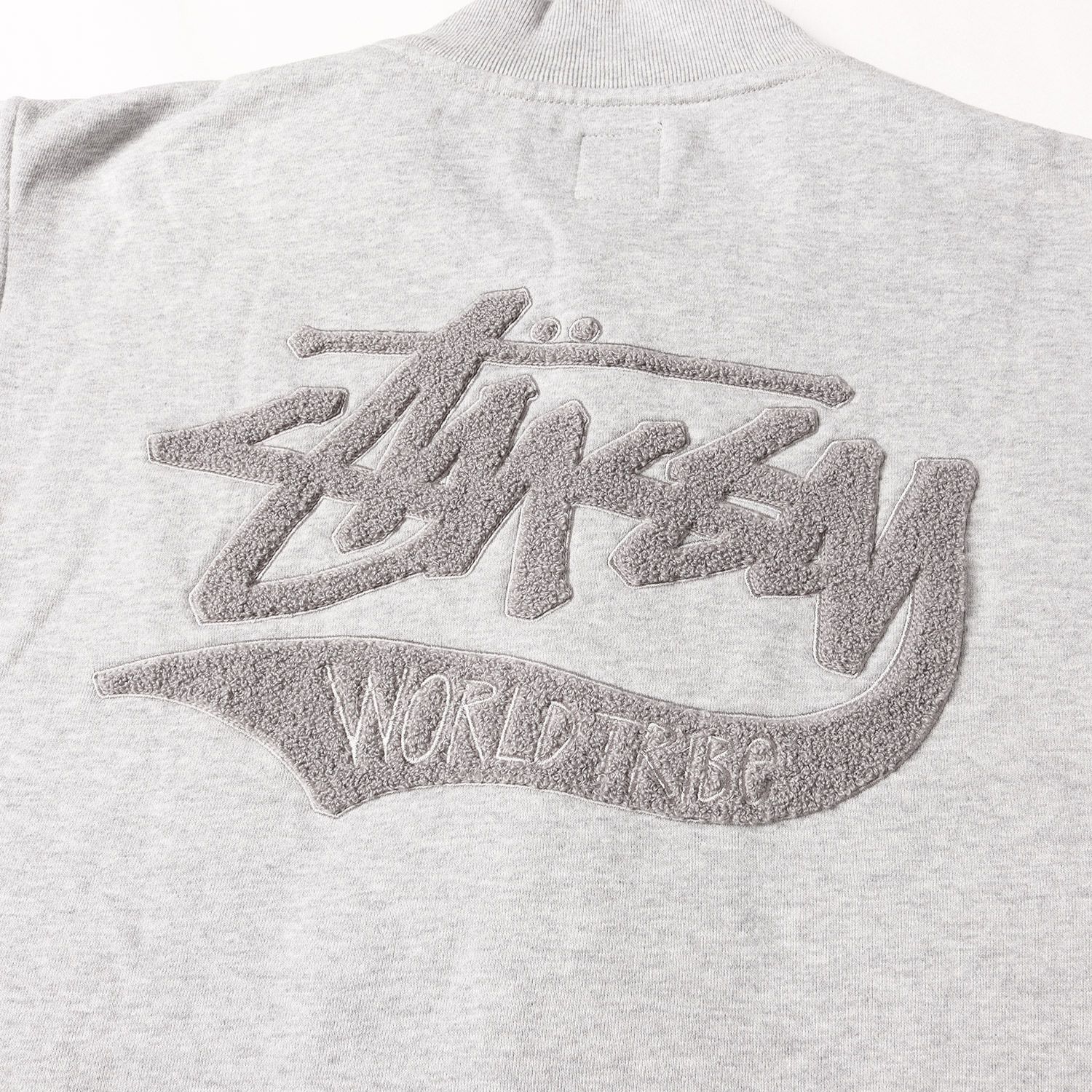 STUSSY ステューシー ジャケット ヘザーグレー サイズ:XL | シェニール