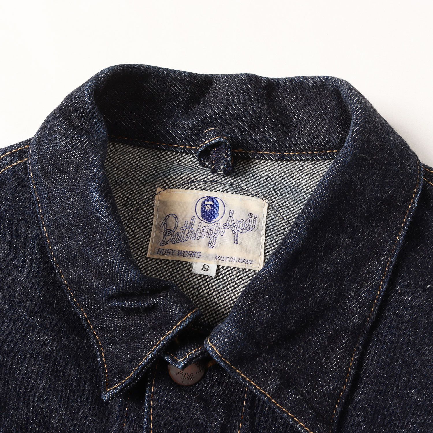 A BATHING APE ア ベイシング エイプ ジャケット インディゴ サイズ:S