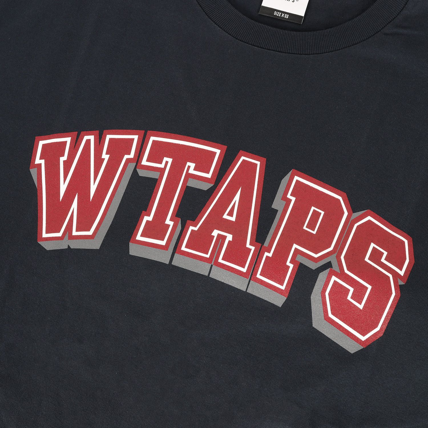 新品】WTAPS ダブルタップス Tシャツ ネイビー 紺 サイズ:L | 25SS 