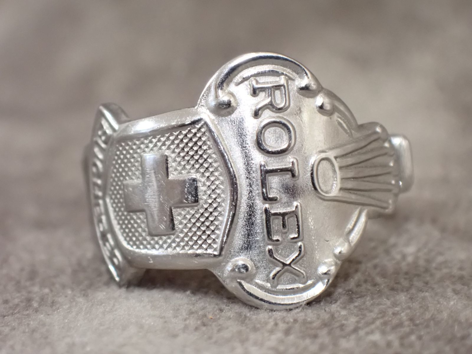 希少・美品】ROLEX ロレックス クラウン ロゴ リング 20号 シルバー 
