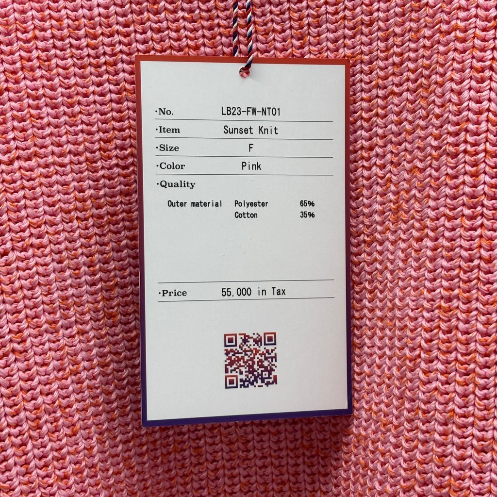 Laid.B レイドビー 23AW Sunset Knit ニット LB23-FW-NT01 Laid.B レイドビー 23AW Sunset Knit ニット LB23-FW-NT01
