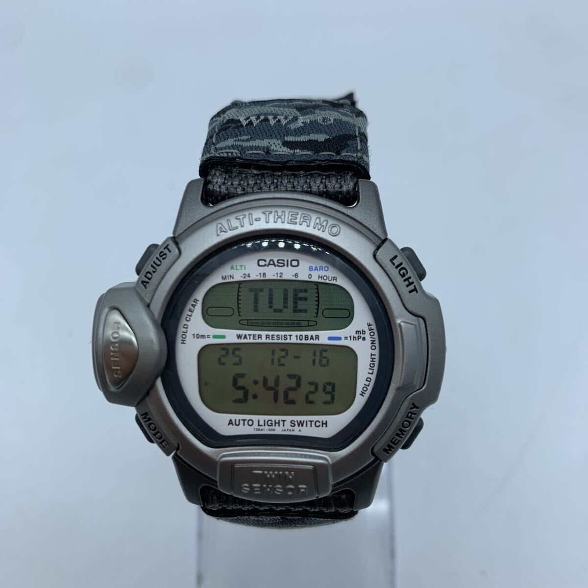 CASIO カシオ PRL-20 PROTREK プロトレック デジタル 腕時計 WWF 動作 
