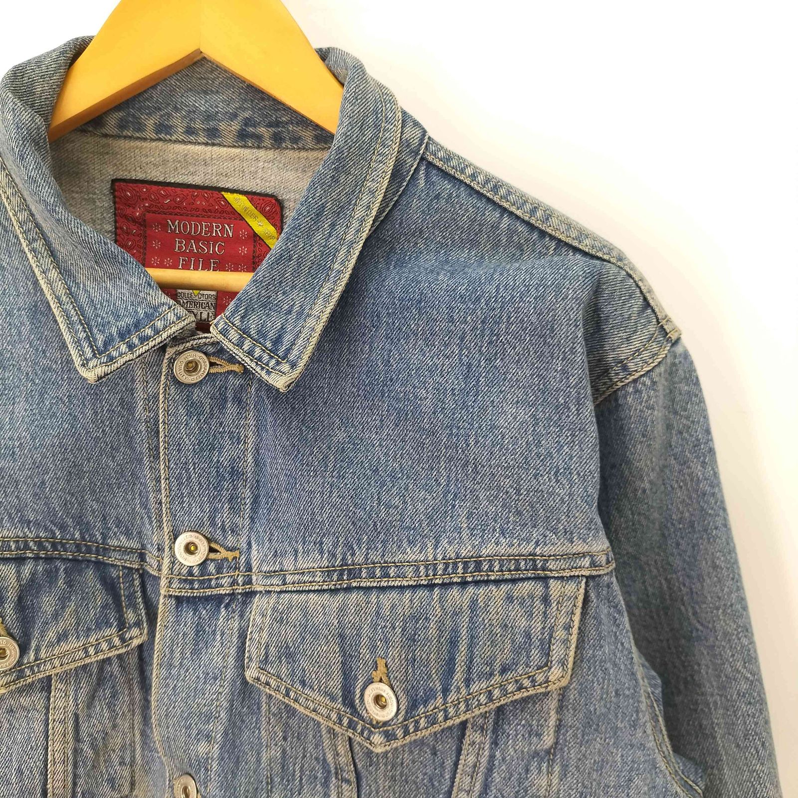 ユーズドフルギ USED古着 Modern Basic File Crop Jacket デニム 